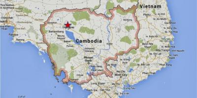 Térkép siem reap Kambodzsa